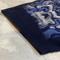 画像7: 【LIQUID BLUE】FLAME SKULL PRINTED S/S TEE / Mens 2X (7)