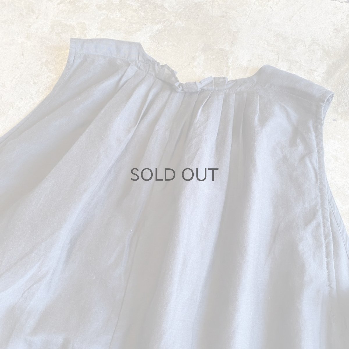 画像7: GATHER DESIGN COTTON N/S TOPS / Ladies 2XS(M) (7)