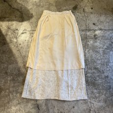 画像3: PALE TONE FLORAL PATTERN DESIGN SKIRT / W23~28 (3)