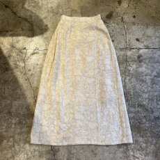 画像1: PALE TONE FLORAL PATTERN DESIGN SKIRT / W23~28 (1)