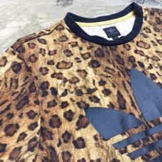 画像3: 【adidas】TREFOIL LOGO LEOPARD PATTERN S/S TEE / Mens XS(S) (3)