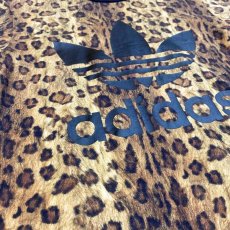 画像5: 【adidas】TREFOIL LOGO LEOPARD PATTERN S/S TEE / Mens XS(S) (5)