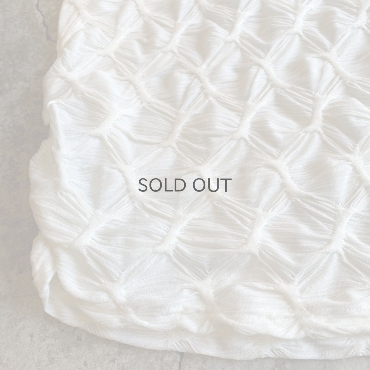 画像5: THREE DIMENSIONAL IVORY COLOR BIG TOPS / Ladies L (5)