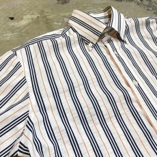 画像3: 【BURBERRY】STRIPE PATTERN S/S SHIRT / Mens L (3)