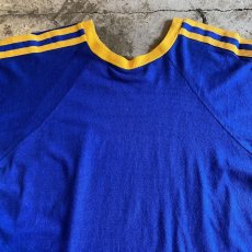 画像7: OLD EURO THREE LINE COLOR RINGER TEE / Ladies M (7)