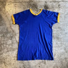 画像2: OLD EURO THREE LINE COLOR RINGER TEE / Ladies M (2)