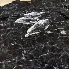 画像5: UNDERWATER DOLPHIN PRINTED PATTERN S/S TEE / Mens L (5)