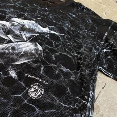 画像4: UNDERWATER DOLPHIN PRINTED PATTERN S/S TEE / Mens L (4)