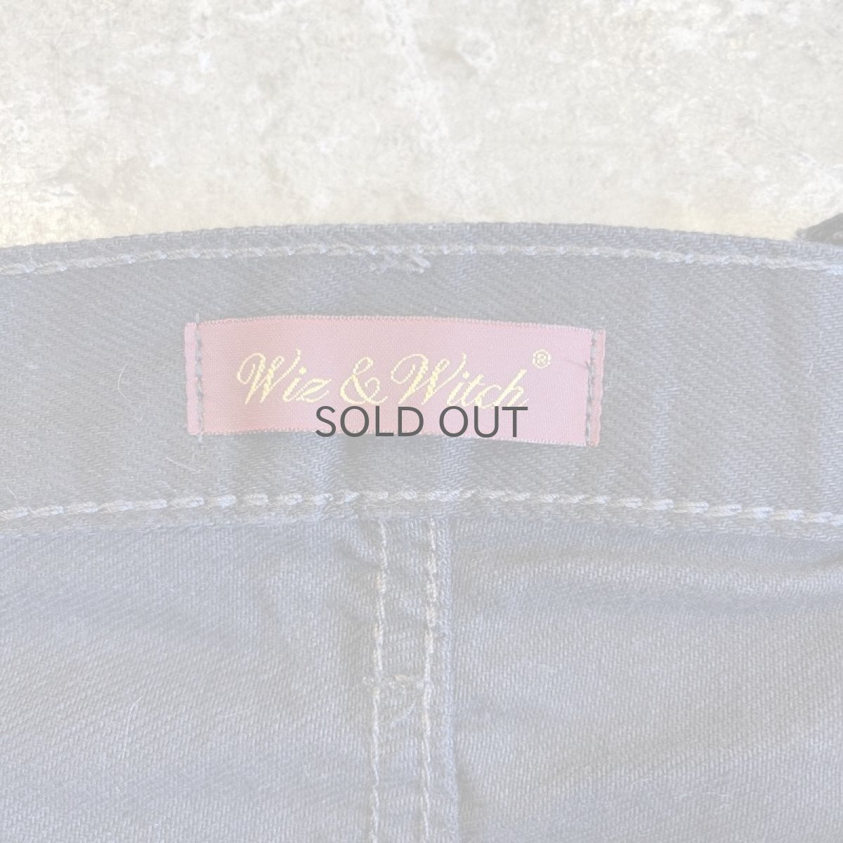 画像10: 【Wiz&Witch】FLARE CUT DENIM PANTS / W29 (10)