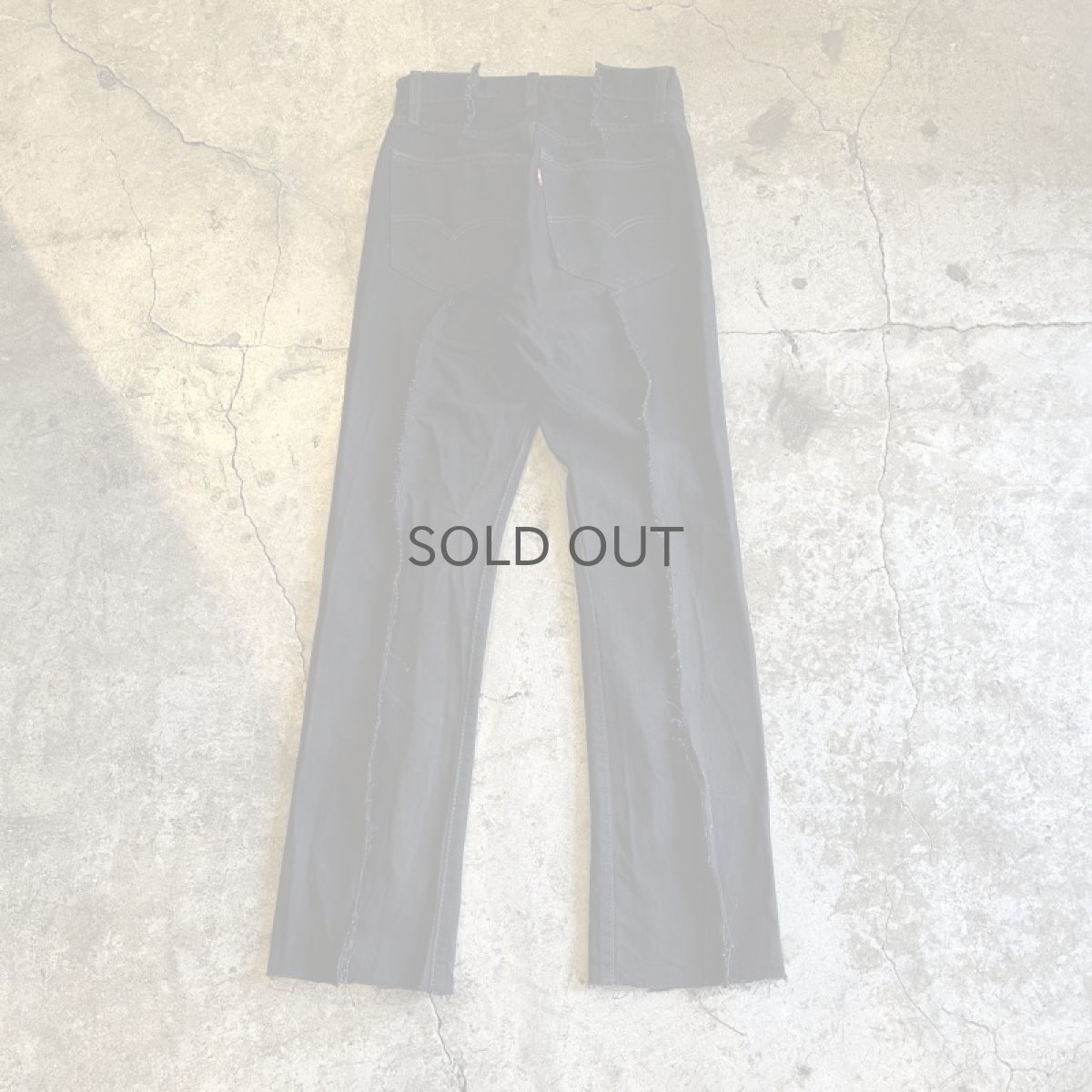 画像2: 【Wiz&Witch】FLARE CUT DENIM PANTS / W29 (2)