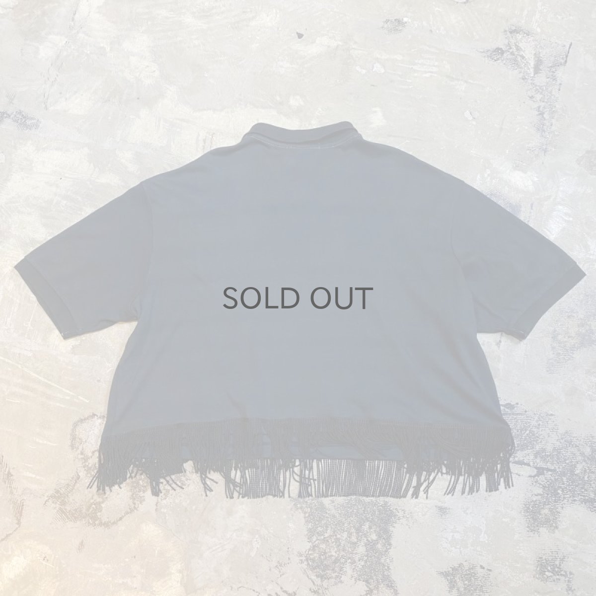 画像2: 【Wiz&Witch】"UNITED" FRINGE SHORT POLO SHIRT / OS (2)