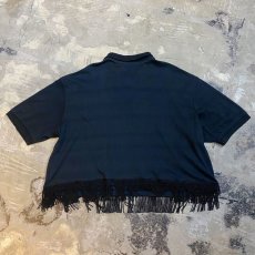 画像2: 【Wiz&Witch】"UNITED" FRINGE SHORT POLO SHIRT / OS (2)