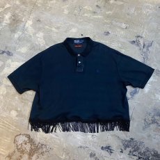 画像1: 【Wiz&Witch】"UNITED" FRINGE SHORT POLO SHIRT / OS (1)