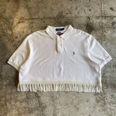 画像1: 【Wiz&Witch】"UNITED" FRINGE SHORT POLO SHIRT / OS (1)