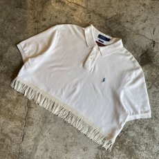 画像4: 【Wiz&Witch】"UNITED" FRINGE SHORT POLO SHIRT / OS (4)