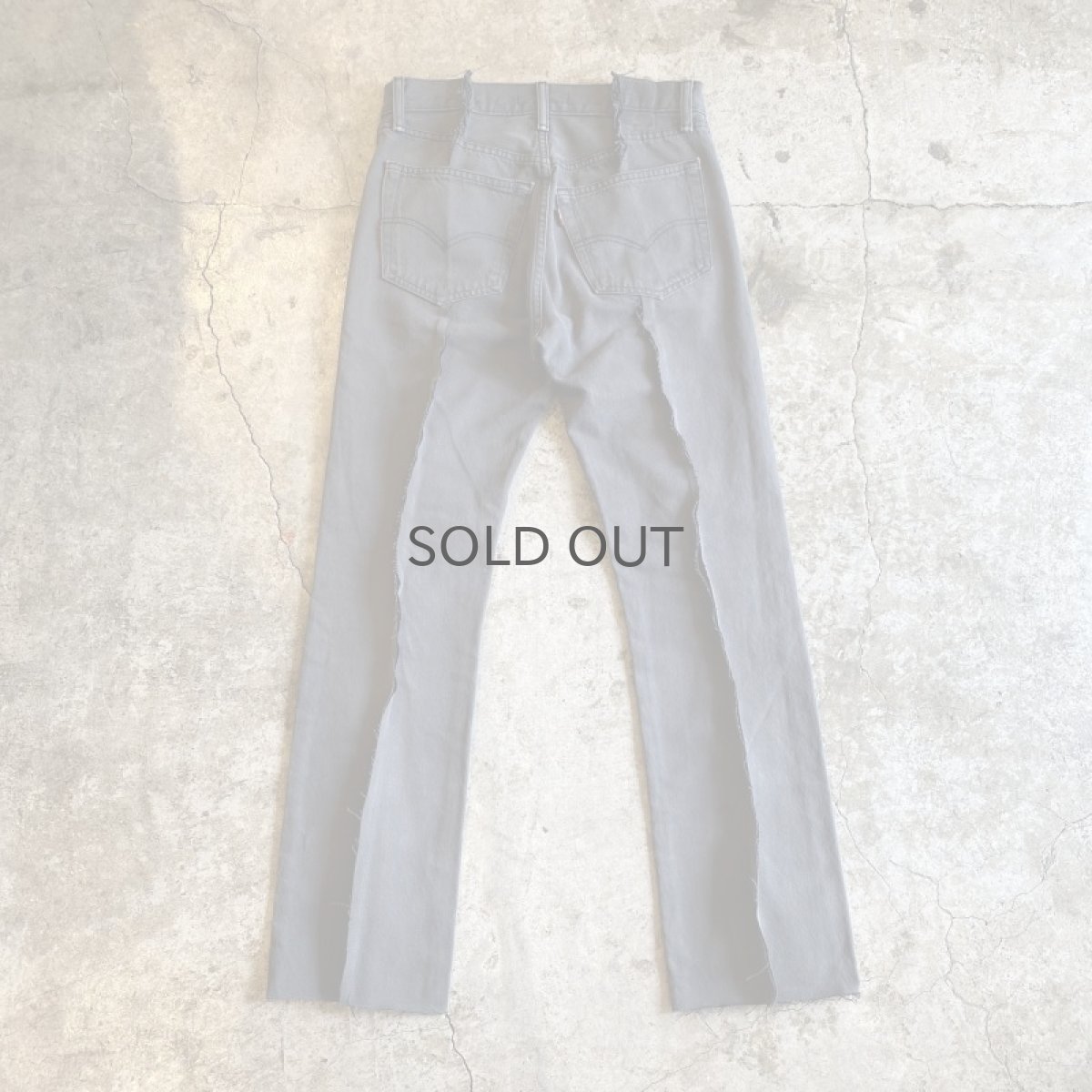 画像2: 【Wiz&Witch】FLARE CUT DENIM PANTS / W29 (2)