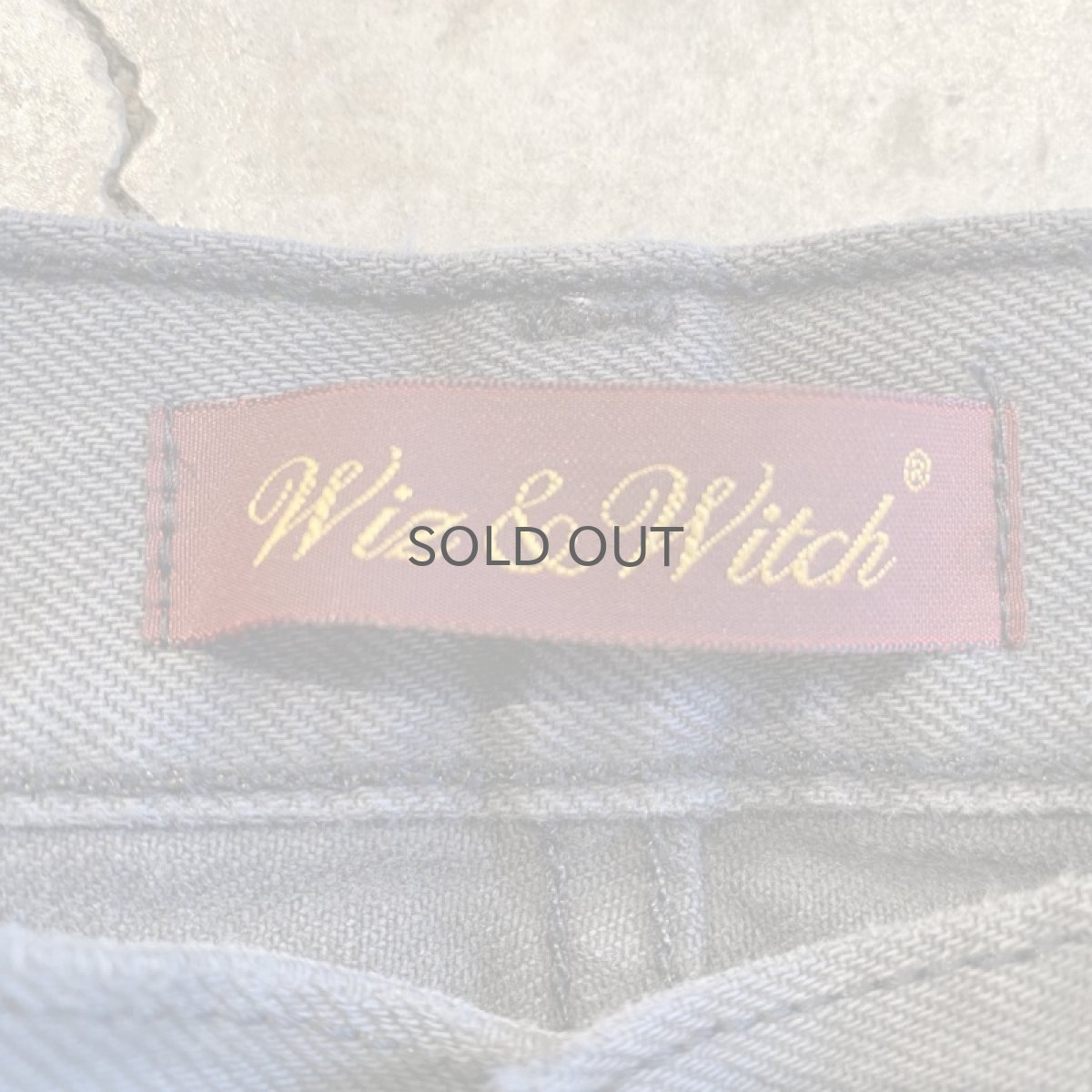 画像10: 【Wiz&Witch】FLARE CUT DENIM PANTS / W29 (10)