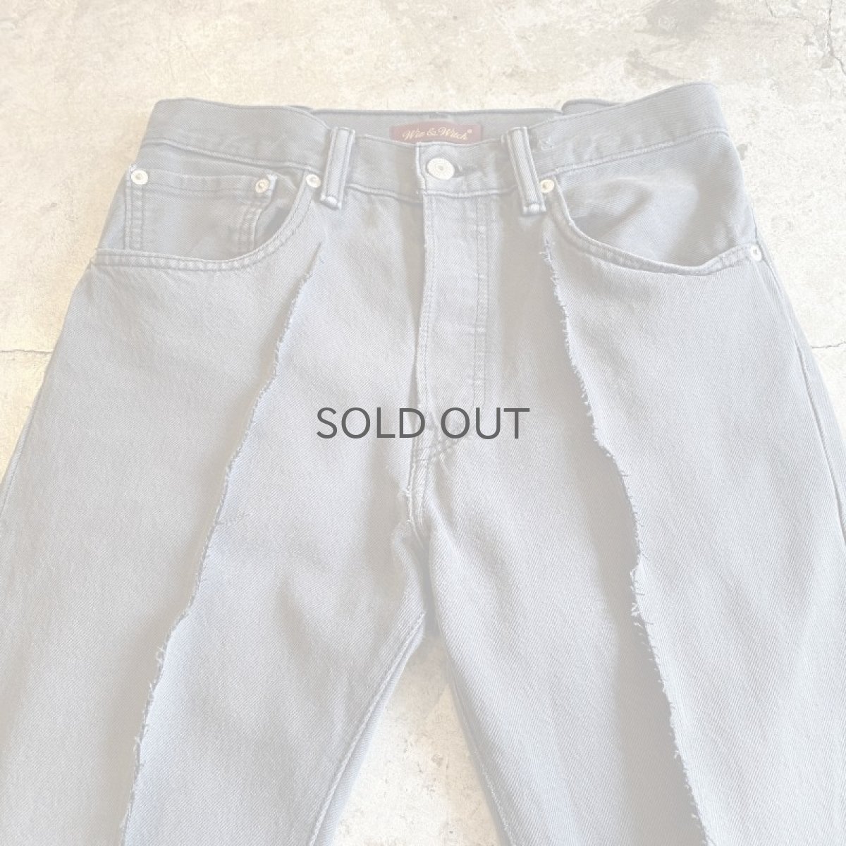 画像5: 【Wiz&Witch】FLARE CUT DENIM PANTS / W29 (5)