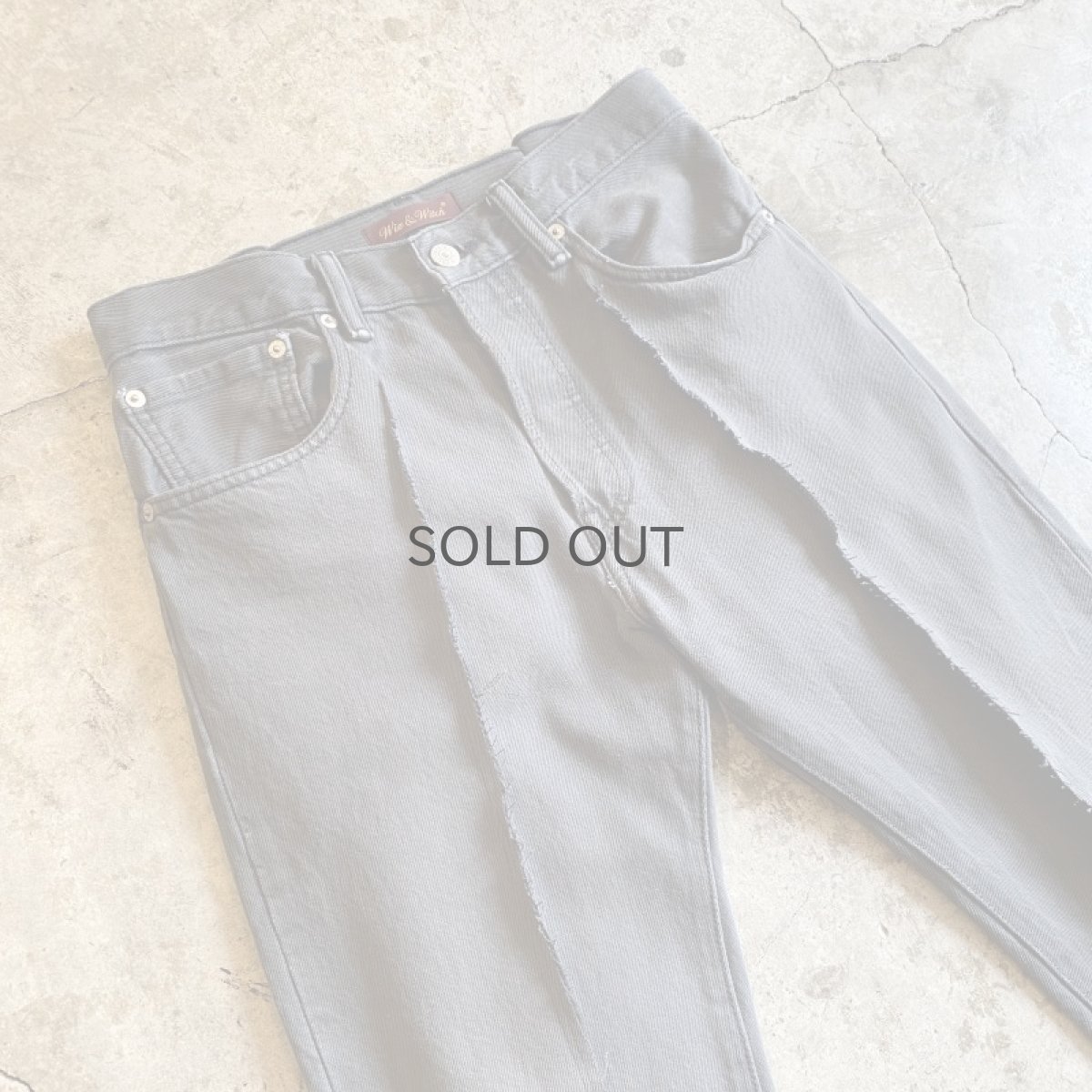 画像3: 【Wiz&Witch】FLARE CUT DENIM PANTS / W29 (3)