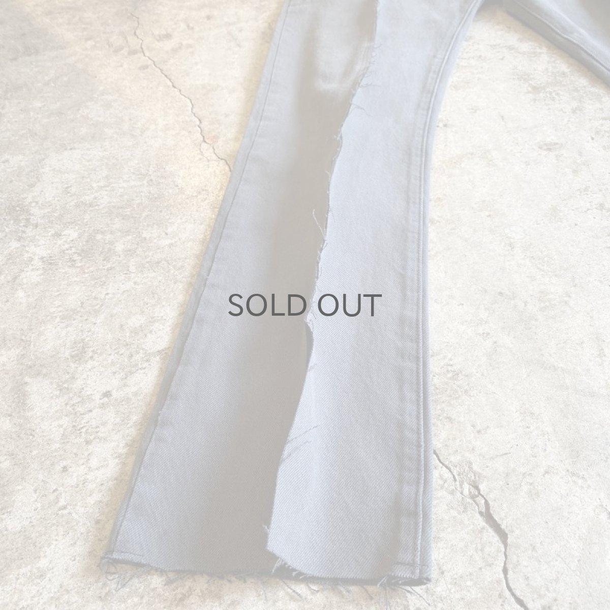 画像6: 【Wiz&Witch】FLARE CUT DENIM PANTS / W29 (6)