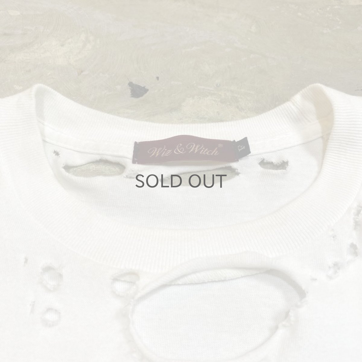 画像10: 【Wiz&Witch】"DIRTY BEAUTIFUL" DAMAGE N/S TEE / OS (10)