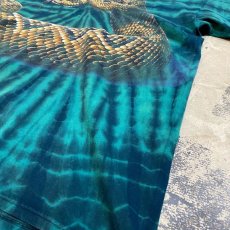 画像6: SNAKE PRINTED TIE DYE PATTERN S/S TEE / Mens XL (6)