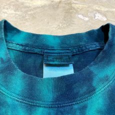 画像10: SNAKE PRINTED TIE DYE PATTERN S/S TEE / Mens XL (10)