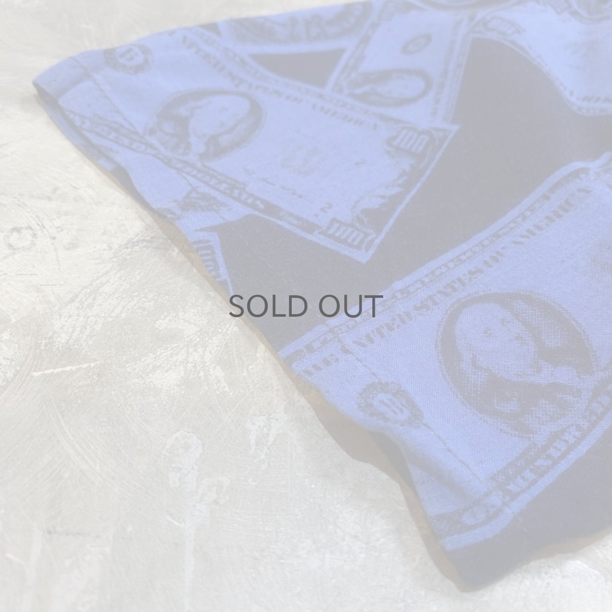 画像7: DOLLAR BILL PATTERN RAYON S/S SHIRT / Mens L (7)