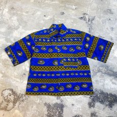 画像1: ALL OVER PATTERN BATIK S/S SHIRT / Mens M~L (1)