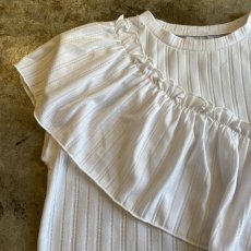 画像5: ASYMMETRY DESIGN FRILL N/S TOPS / Ladies M (5)