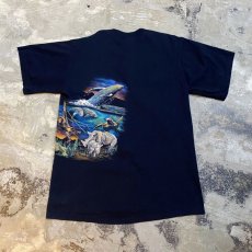 画像2: 90's VARIOUS ANIMAL PRINTED S/S TEE / Mens L / MADE IN USA (2)