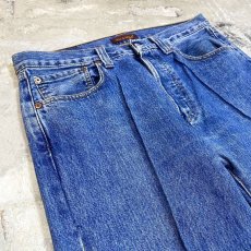 画像3: 【Wiz&Witch】SIDE ORIENTAL WIDE DENIM PANTS / W32 (3)