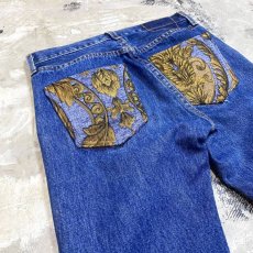 画像9: 【Wiz&Witch】SIDE TIE DENIM PANTS / W30 (9)