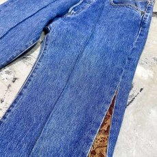 画像4: 【Wiz&Witch】SIDE ORIENTAL WIDE DENIM PANTS / W32 (4)