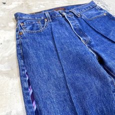 画像3: 【Wiz&Witch】SIDE TIE DENIM PANTS / W30 (3)