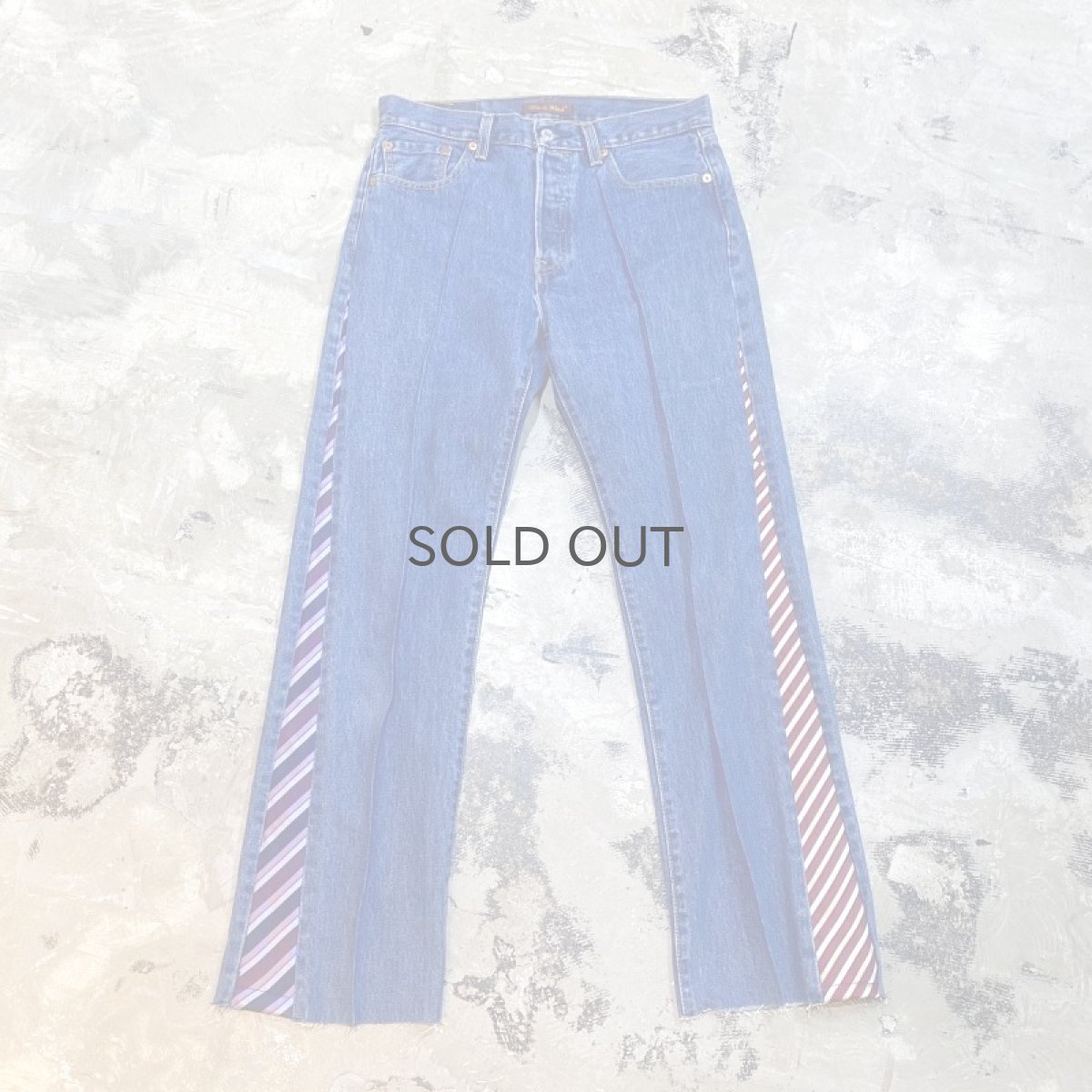 画像1: 【Wiz&Witch】SIDE TIE DENIM PANTS / W30 (1)