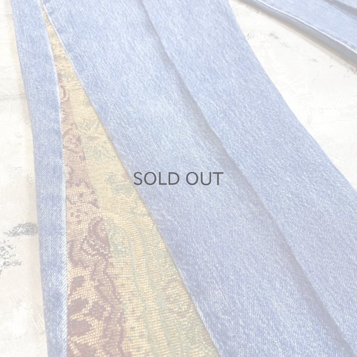 画像5: 【Wiz&Witch】SIDE ORIENTAL WIDE DENIM PANTS / W32 (5)