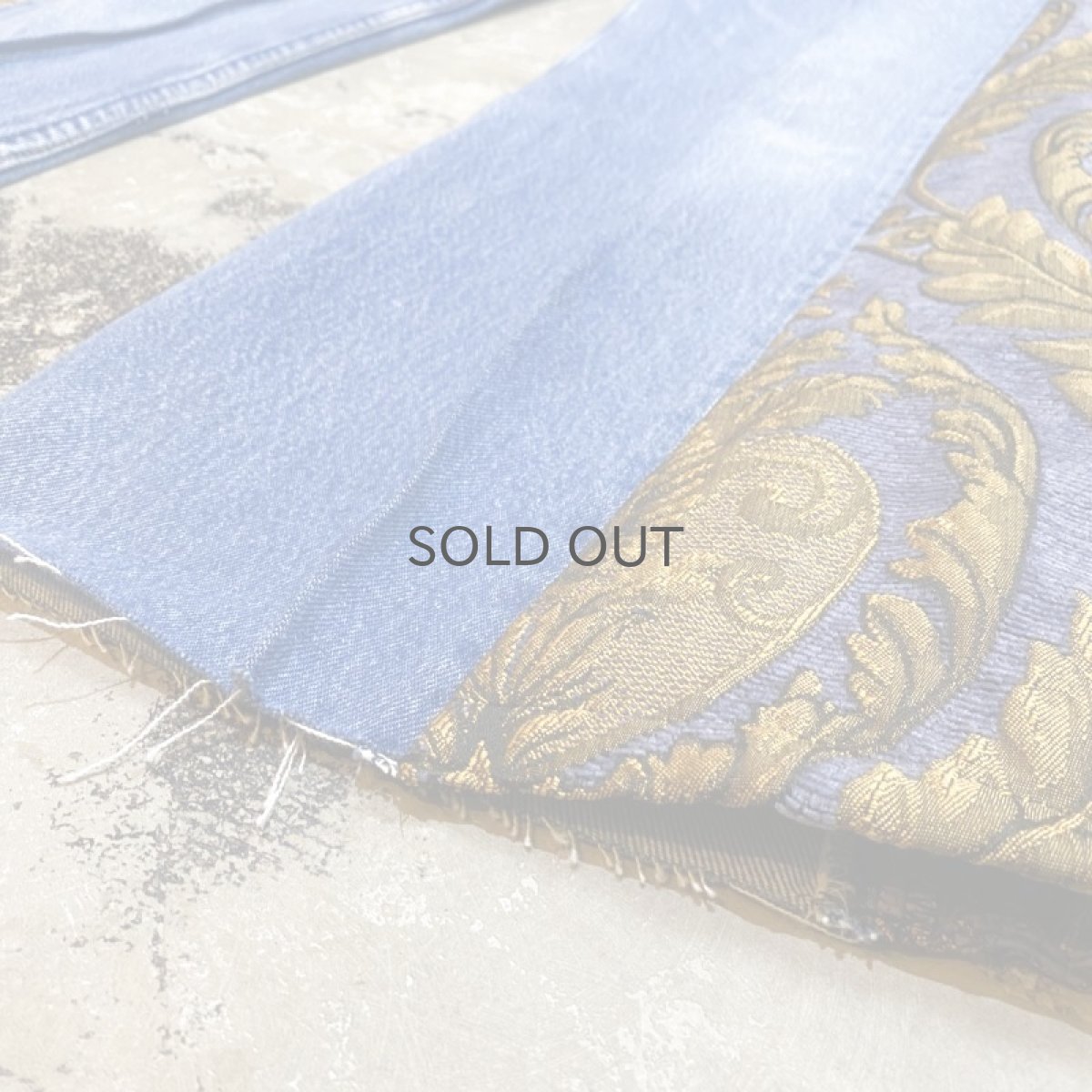 画像8: 【Wiz&Witch】SIDE ORIENTAL WIDE DENIM PANTS / W31 (8)