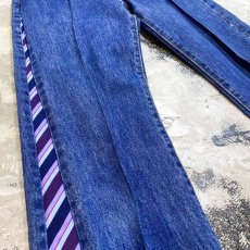 画像5: 【Wiz&Witch】SIDE TIE DENIM PANTS / W30 (5)