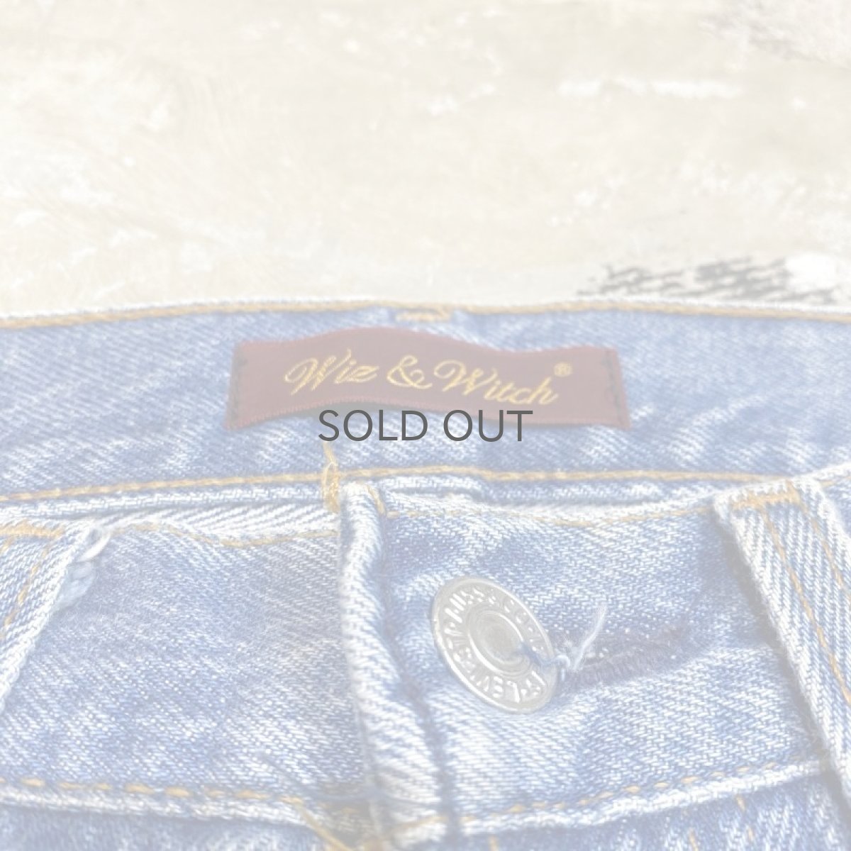 画像10: 【Wiz&Witch】SIDE ORIENTAL WIDE DENIM PANTS / W31 (10)