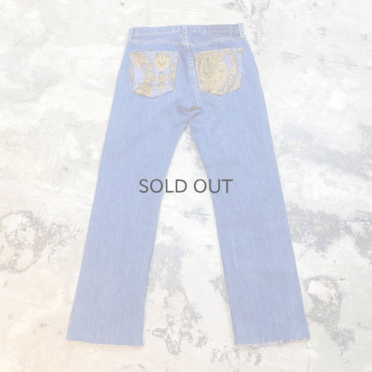 画像2: 【Wiz&Witch】SIDE TIE DENIM PANTS / W30 (2)