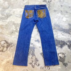 画像2: 【Wiz&Witch】SIDE TIE DENIM PANTS / W30 (2)