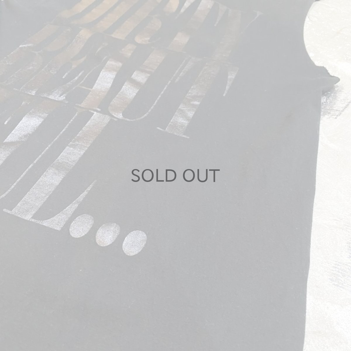 画像6: 【Wiz&Witch】"DIRTY BEAUTIFUL" CUT OFF N/S TEE / OS (6)