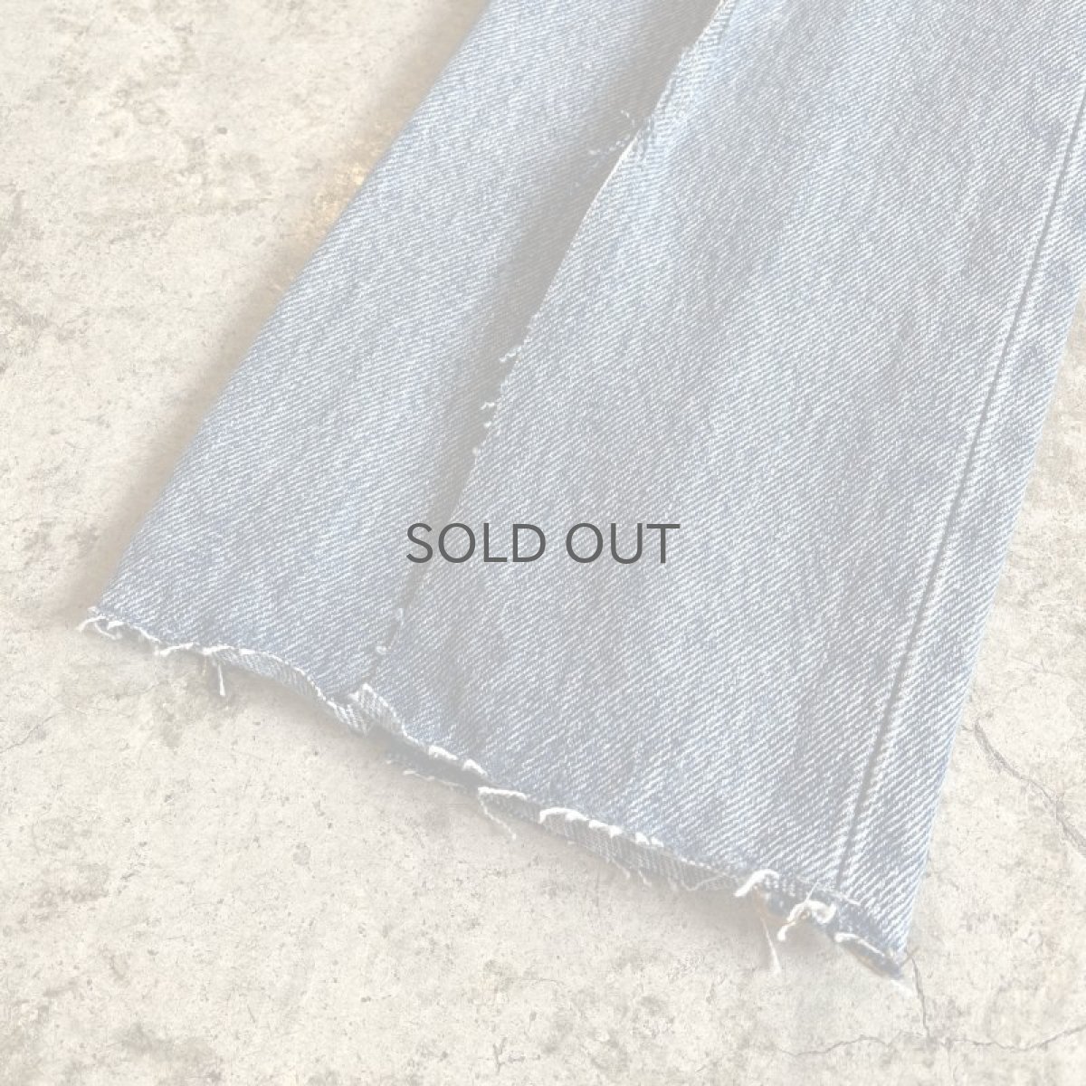 画像4: 【Wiz&Witch】FLARE CUT DENIM PANTS / W29 (4)