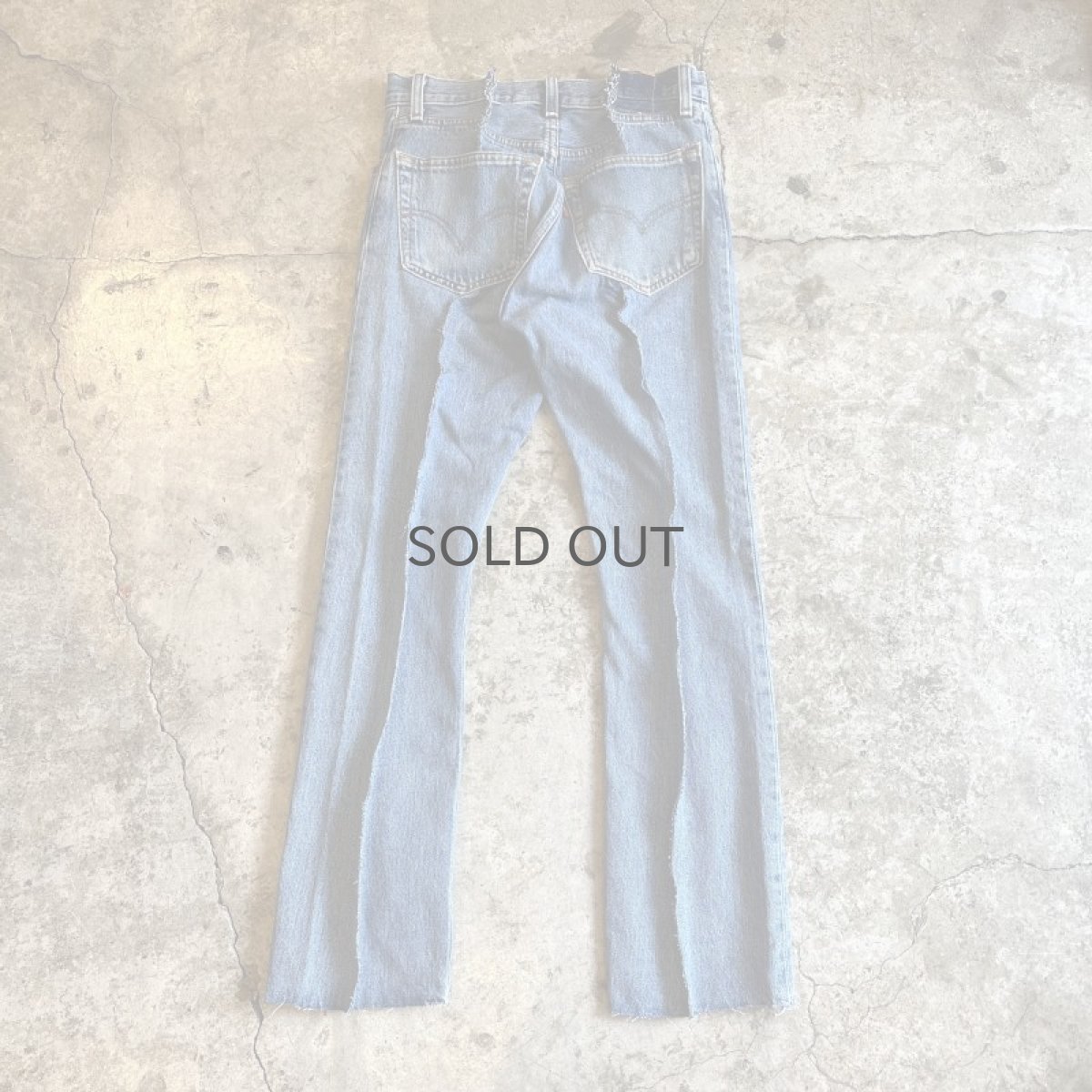 画像2: 【Wiz&Witch】FLARE CUT DENIM PANTS / W29 (2)