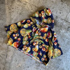 画像4: FRUITS PATTERN COLOR DESIGN SHORT HOODIE JACKET / Ladies M (4)