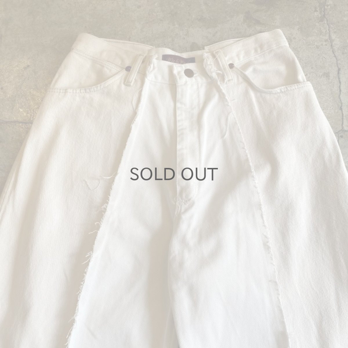 画像6: 【Wiz&Witch】 "TWINS" WIDE DENIM PANTS / W31 (6)
