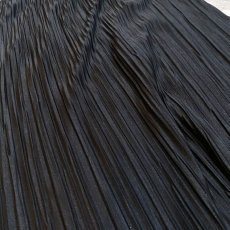 画像5: BLACK COLOR PLEATED SKIRT LAYERED PANTS / W25~ (5)