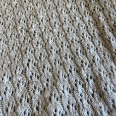 画像10: PALE TONE COVERED BUTTON CROCHET DESIGN S/S CARDIGAN / Ladies M (10)