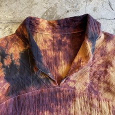 画像7: TIE DYE PATTERN COLOR DESIGN L/S TOPS / Ladies M (7)